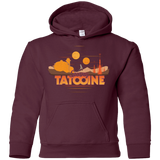 Sweatshirts Maroon / YS Sunny Tatooine Youth Hoodie