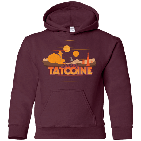 Sweatshirts Maroon / YS Sunny Tatooine Youth Hoodie