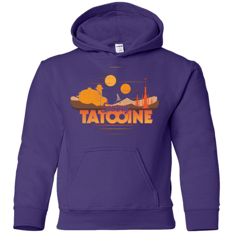 Sweatshirts Purple / YS Sunny Tatooine Youth Hoodie