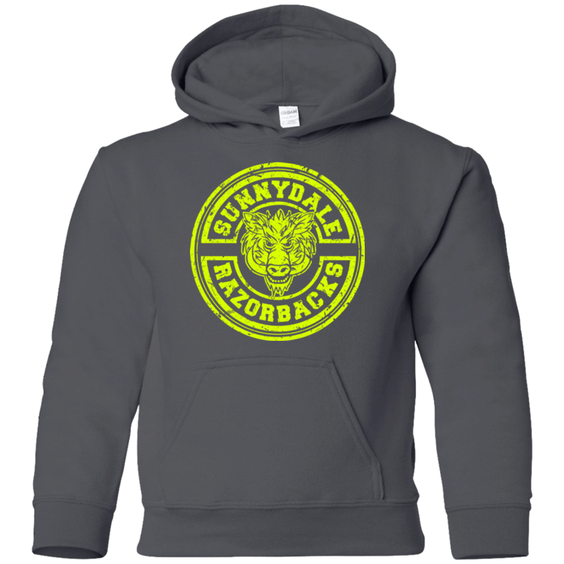 Sweatshirts Charcoal / YS Sunnydale razorbacks Youth Hoodie