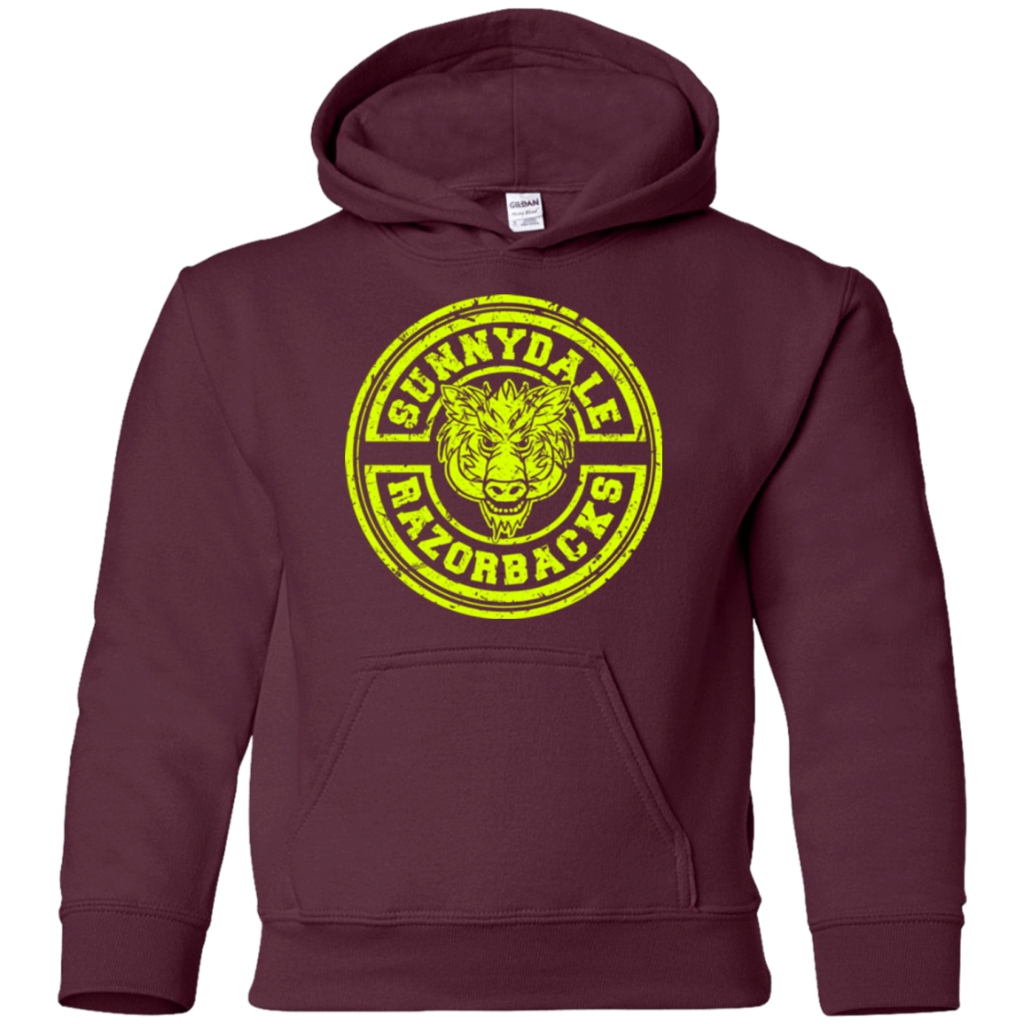 Sweatshirts Maroon / YS Sunnydale razorbacks Youth Hoodie