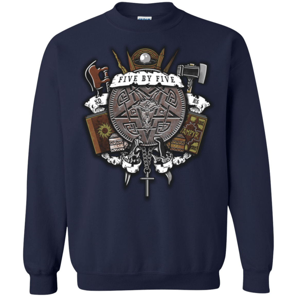 Sweatshirts Navy / Small Sunnydale Slaying Crewneck Sweatshirt