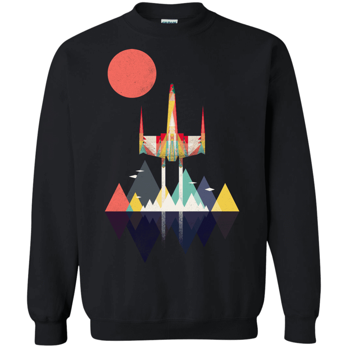 Sweatshirts Black / S Sunset Fighter Crewneck Sweatshirt