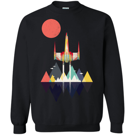 Sweatshirts Black / S Sunset Fighter Crewneck Sweatshirt