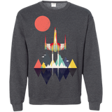 Sweatshirts Dark Heather / S Sunset Fighter Crewneck Sweatshirt