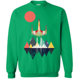 Sweatshirts Irish Green / S Sunset Fighter Crewneck Sweatshirt