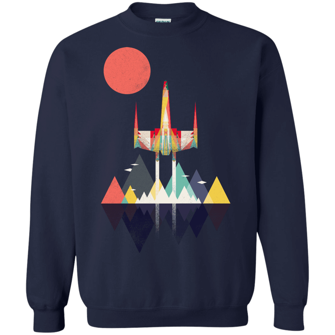 Sweatshirts Navy / S Sunset Fighter Crewneck Sweatshirt