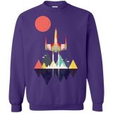 Sweatshirts Purple / S Sunset Fighter Crewneck Sweatshirt