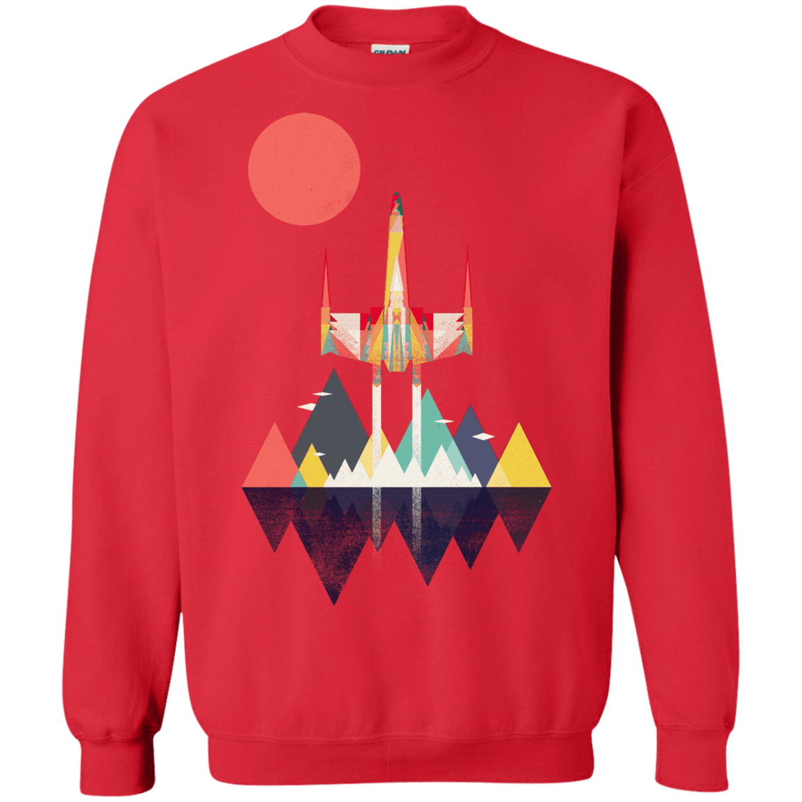 Sweatshirts Red / S Sunset Fighter Crewneck Sweatshirt