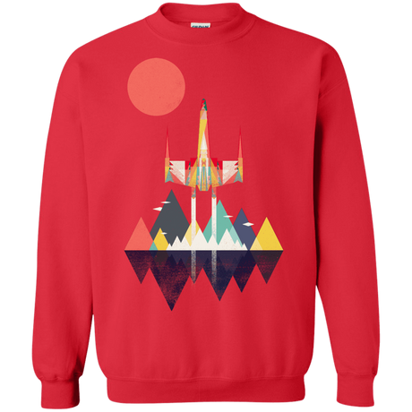 Sweatshirts Red / S Sunset Fighter Crewneck Sweatshirt