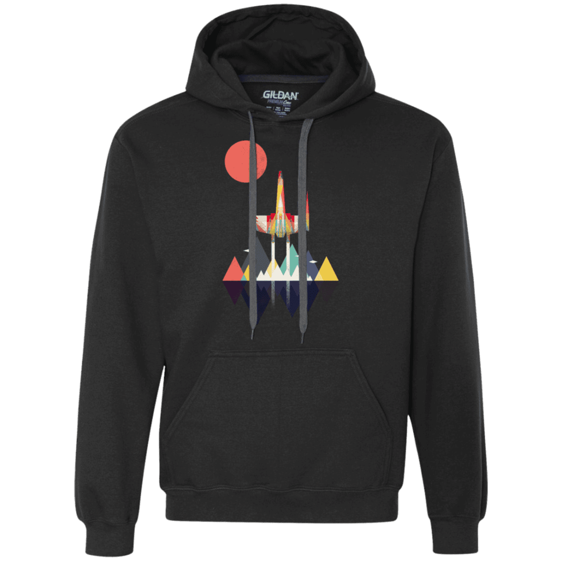 Sweatshirts Black / S Sunset Fighter Premium Fleece Hoodie