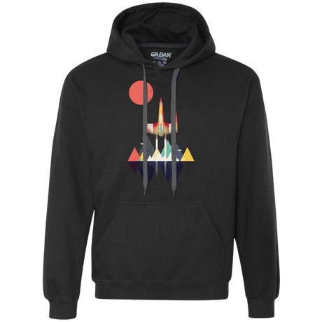 Sweatshirts Black / S Sunset Fighter Premium Fleece Hoodie