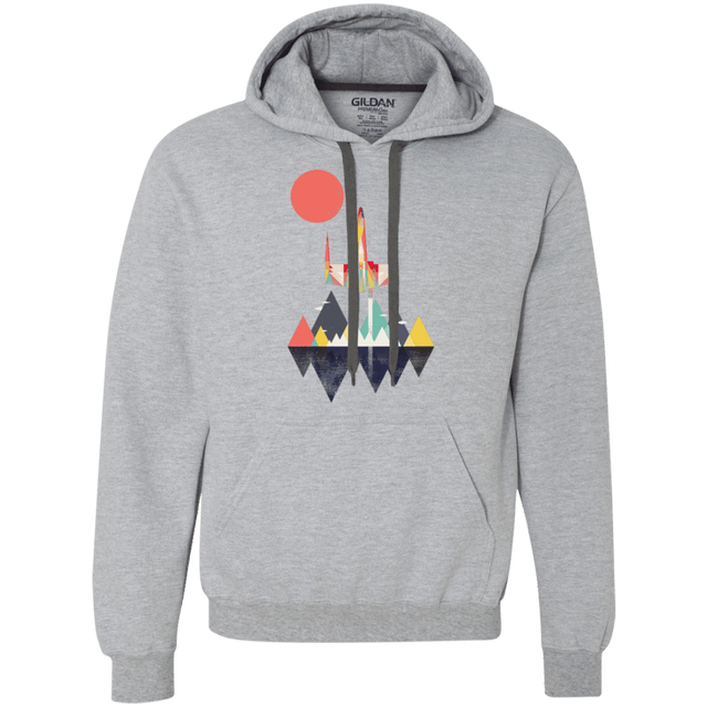 Sweatshirts Sport Grey / S Sunset Fighter Premium Fleece Hoodie