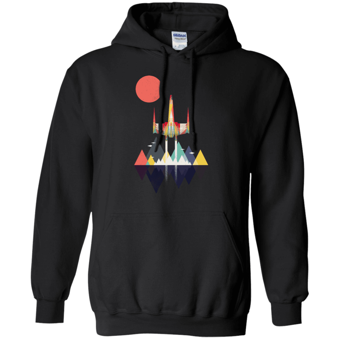 Sweatshirts Black / S Sunset Fighter Pullover Hoodie