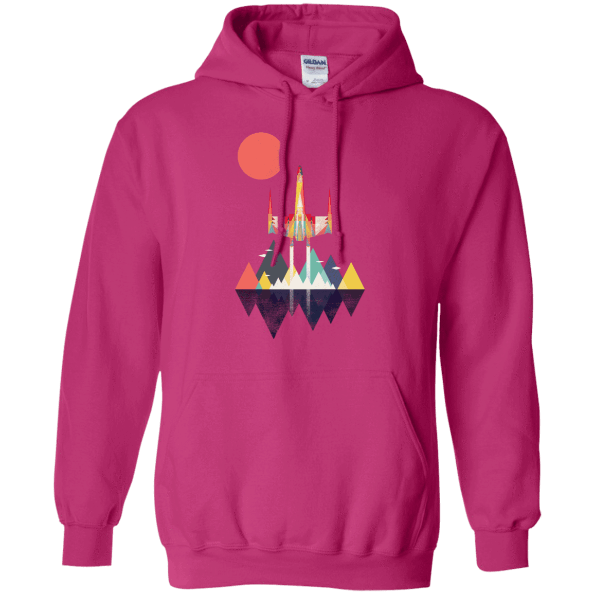 Sweatshirts Heliconia / S Sunset Fighter Pullover Hoodie