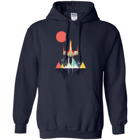 Sweatshirts Navy / S Sunset Fighter Pullover Hoodie