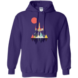 Sweatshirts Purple / S Sunset Fighter Pullover Hoodie