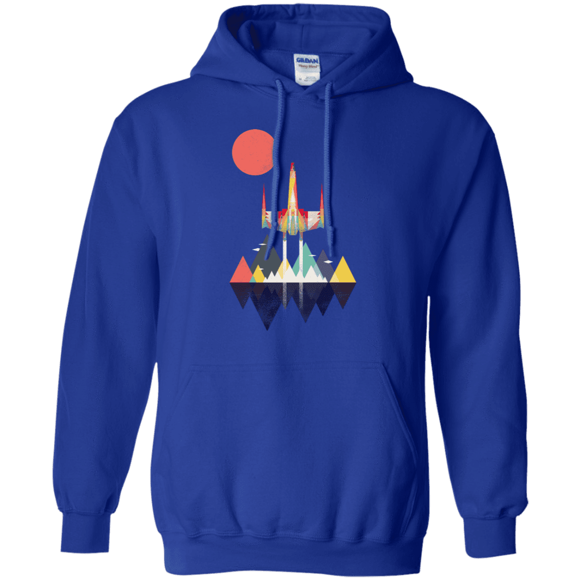 Sweatshirts Royal / S Sunset Fighter Pullover Hoodie