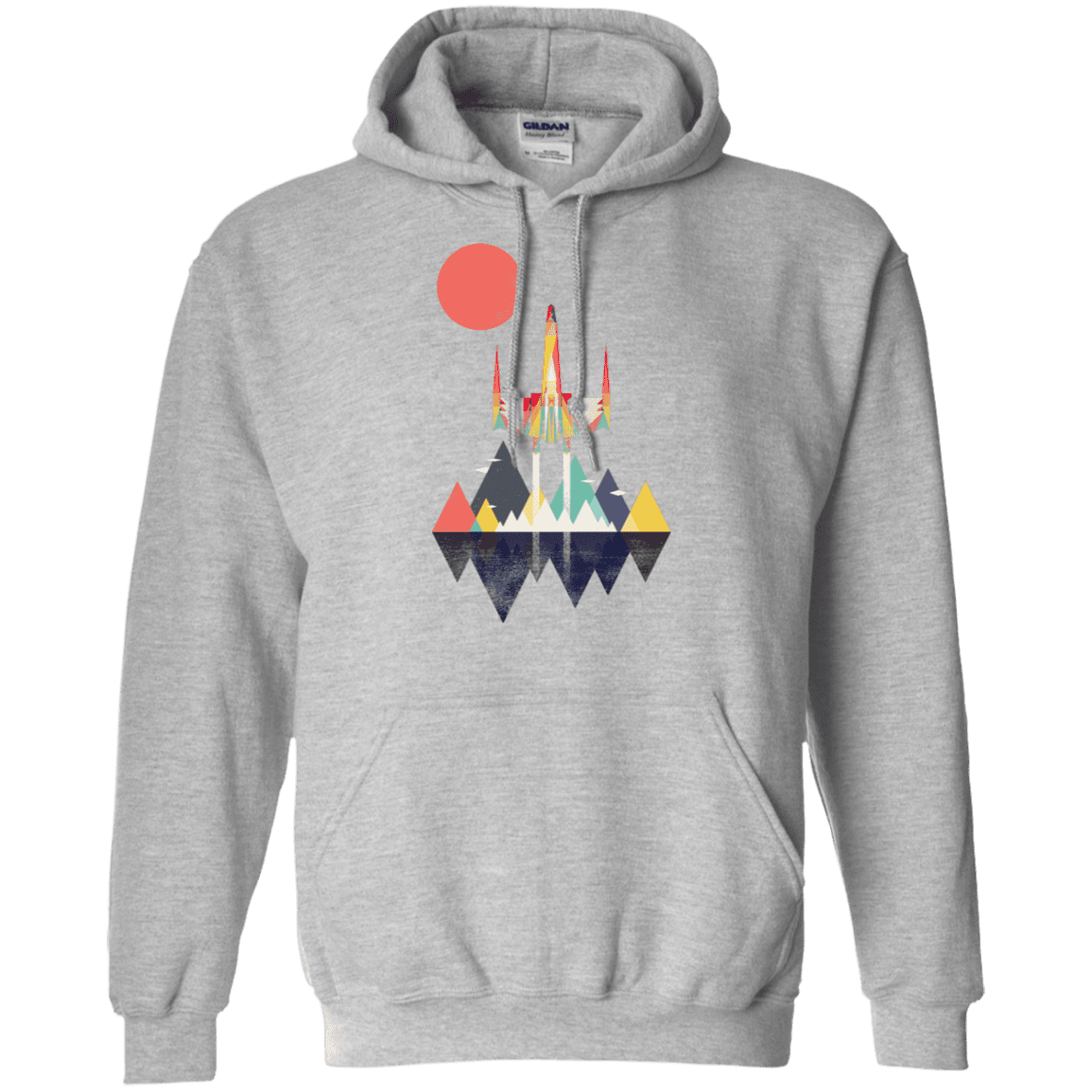 Sweatshirts Sport Grey / S Sunset Fighter Pullover Hoodie