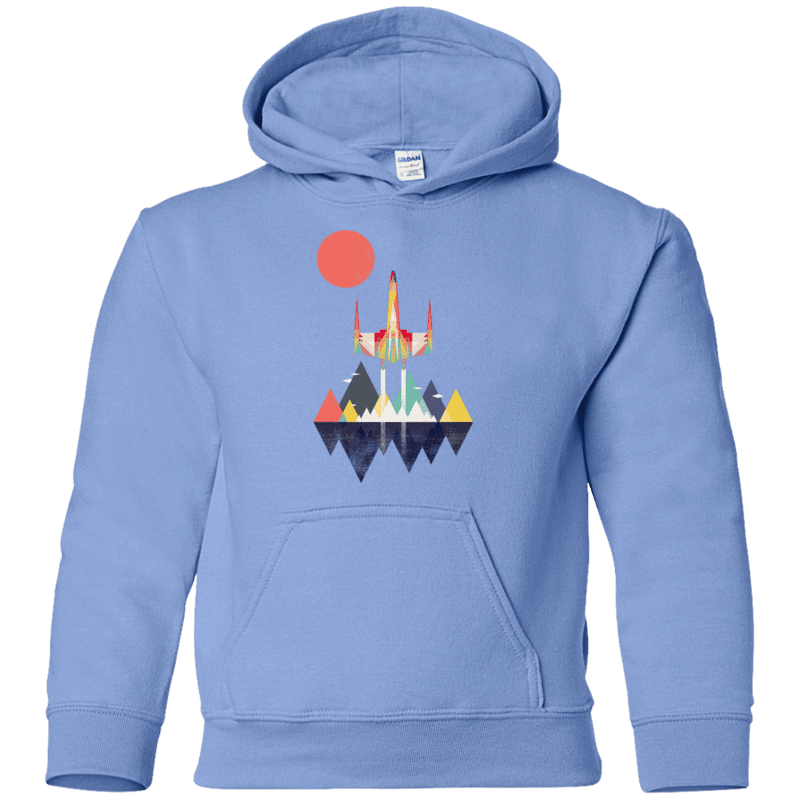 Sweatshirts Carolina Blue / YS Sunset Fighter Youth Hoodie