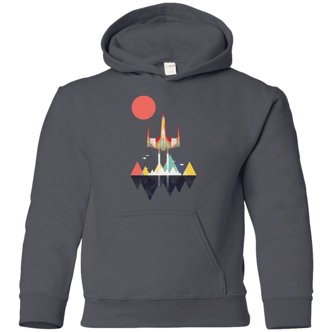 Sweatshirts Charcoal / YS Sunset Fighter Youth Hoodie