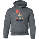 Sweatshirts Dark Heather / YS Sunset Fighter Youth Hoodie