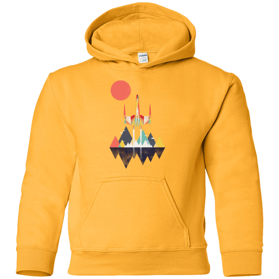 Sweatshirts Gold / YS Sunset Fighter Youth Hoodie