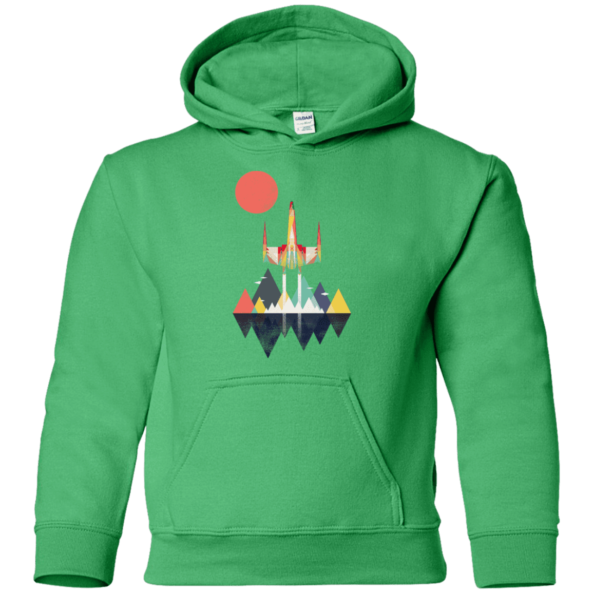 Sweatshirts Irish Green / YS Sunset Fighter Youth Hoodie