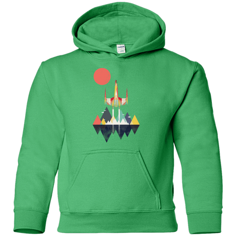 Sweatshirts Irish Green / YS Sunset Fighter Youth Hoodie