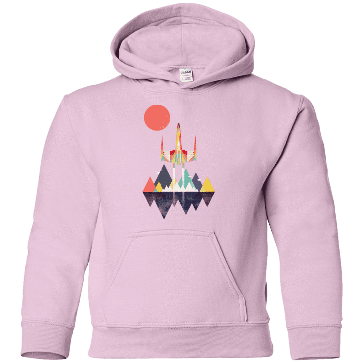 Sweatshirts Light Pink / YS Sunset Fighter Youth Hoodie