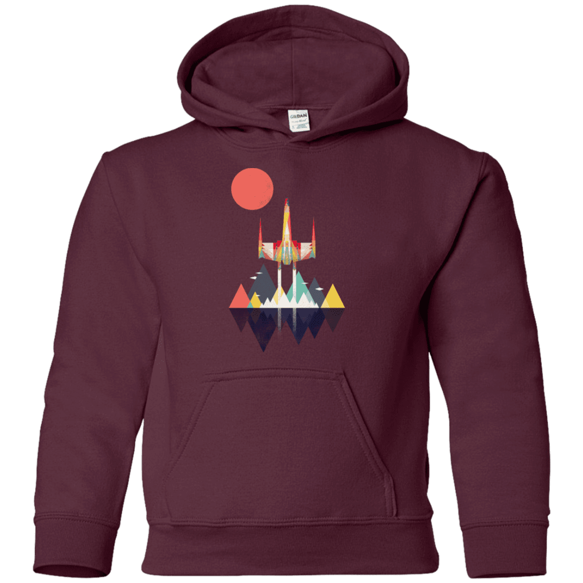 Sweatshirts Maroon / YS Sunset Fighter Youth Hoodie