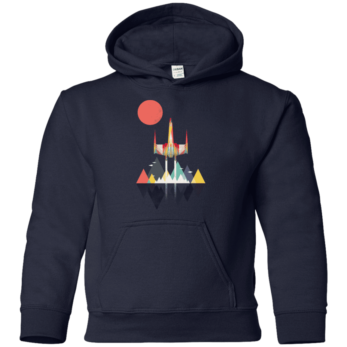 Sweatshirts Navy / YS Sunset Fighter Youth Hoodie