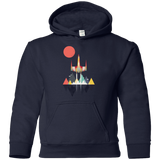 Sweatshirts Navy / YS Sunset Fighter Youth Hoodie