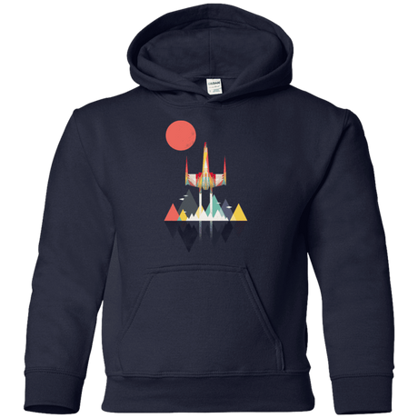 Sweatshirts Navy / YS Sunset Fighter Youth Hoodie