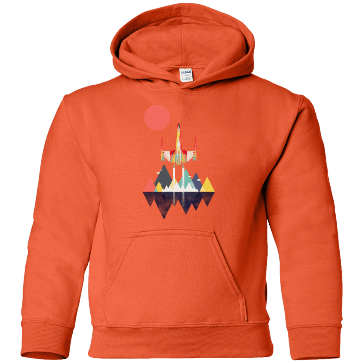 Sweatshirts Orange / YS Sunset Fighter Youth Hoodie