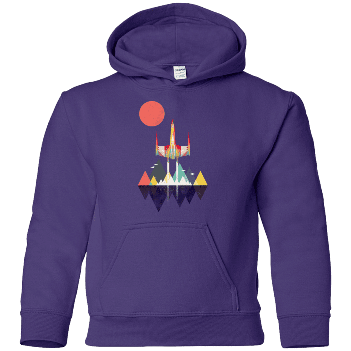 Sweatshirts Purple / YS Sunset Fighter Youth Hoodie