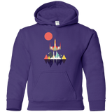 Sweatshirts Purple / YS Sunset Fighter Youth Hoodie