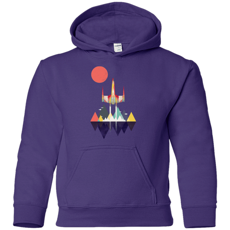 Sweatshirts Purple / YS Sunset Fighter Youth Hoodie