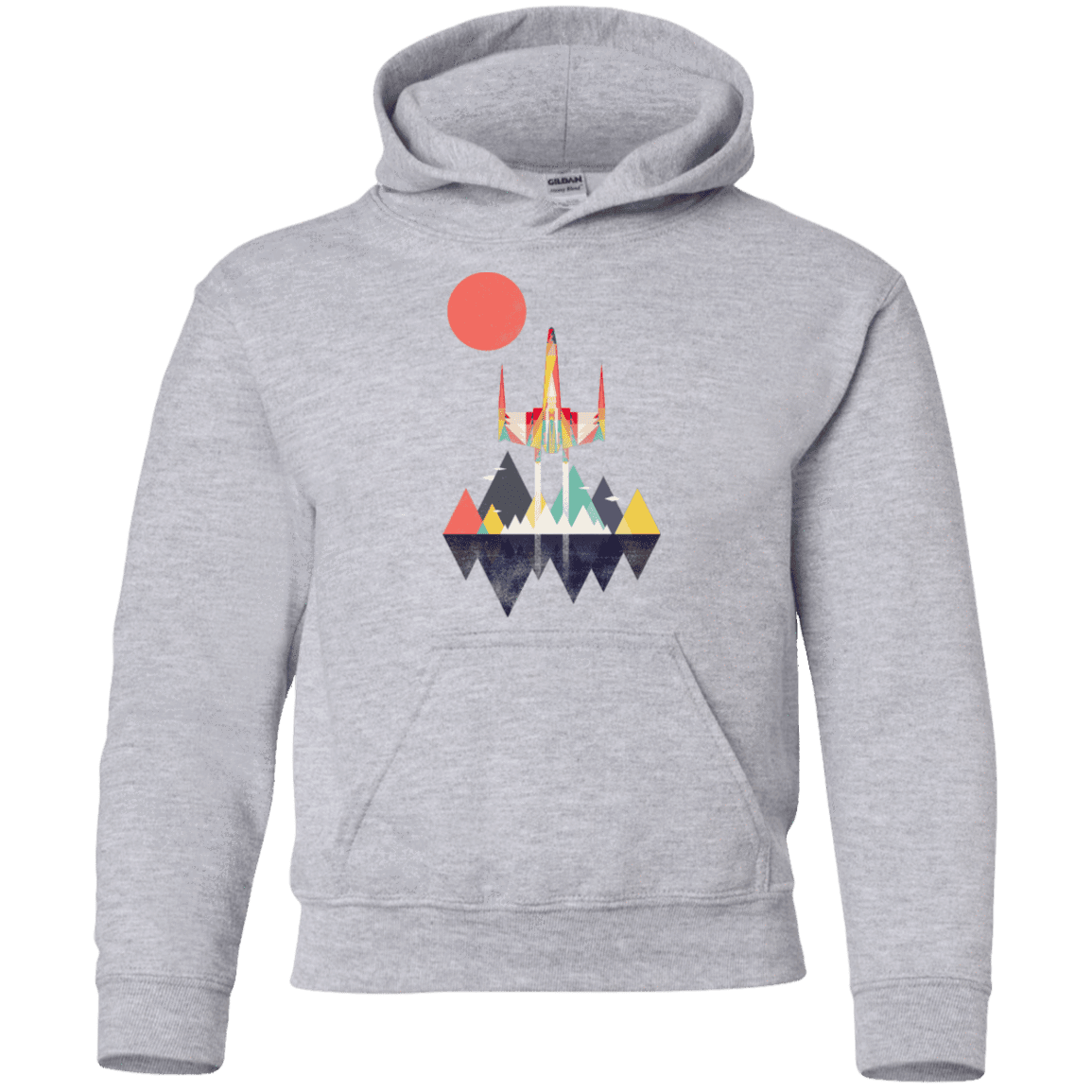 Sweatshirts Sport Grey / YS Sunset Fighter Youth Hoodie