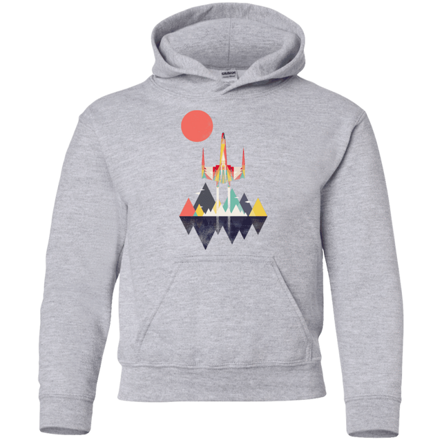 Sweatshirts Sport Grey / YS Sunset Fighter Youth Hoodie