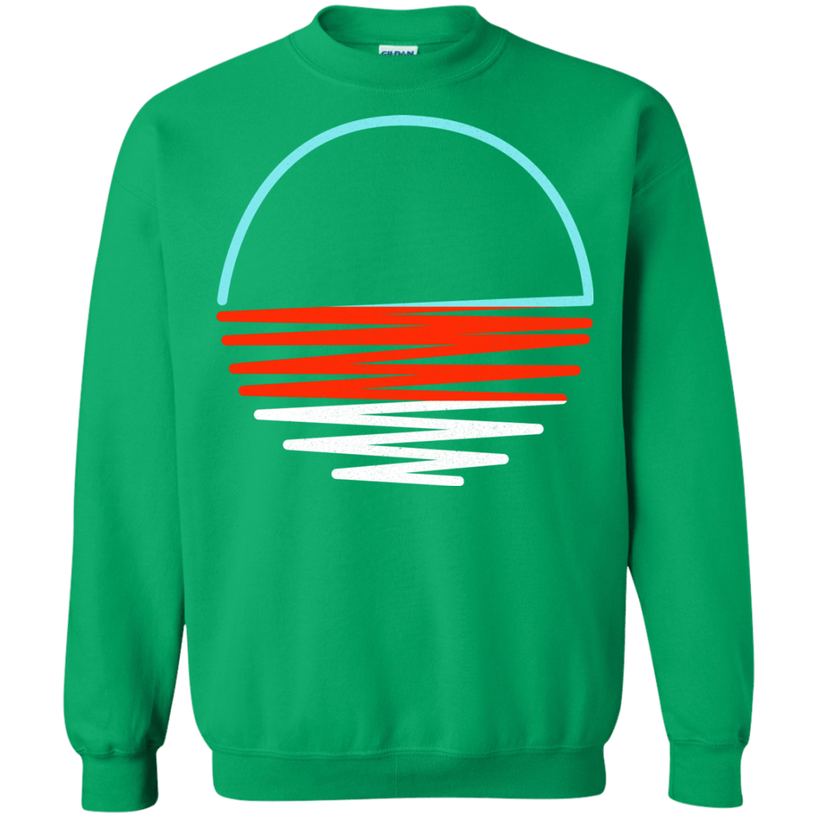 Sweatshirts Irish Green / S Sunset Shine Crewneck Sweatshirt