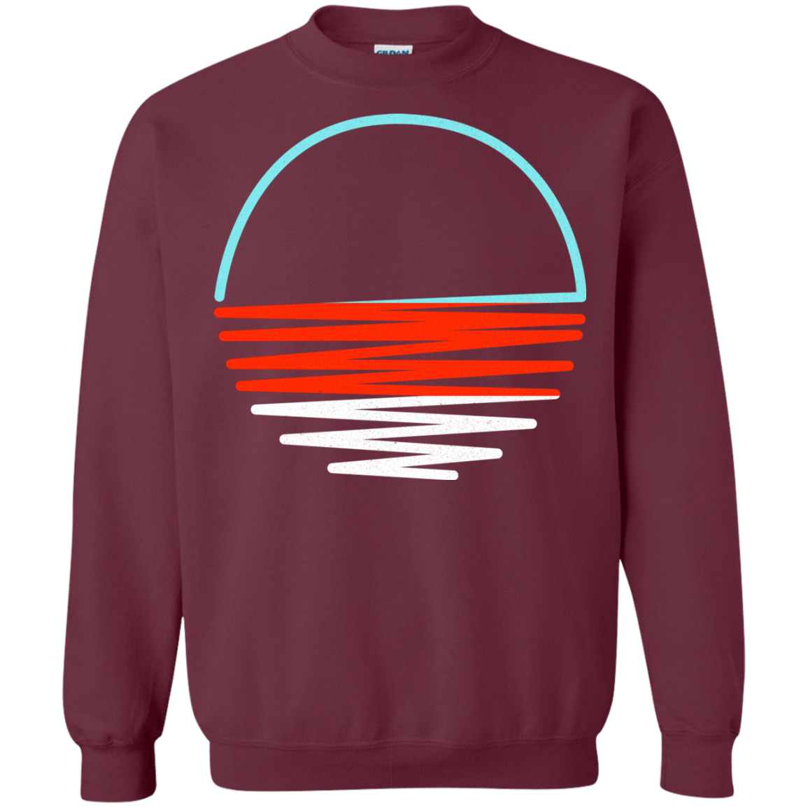 Sweatshirts Maroon / S Sunset Shine Crewneck Sweatshirt