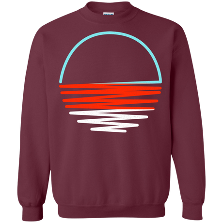 Sweatshirts Maroon / S Sunset Shine Crewneck Sweatshirt