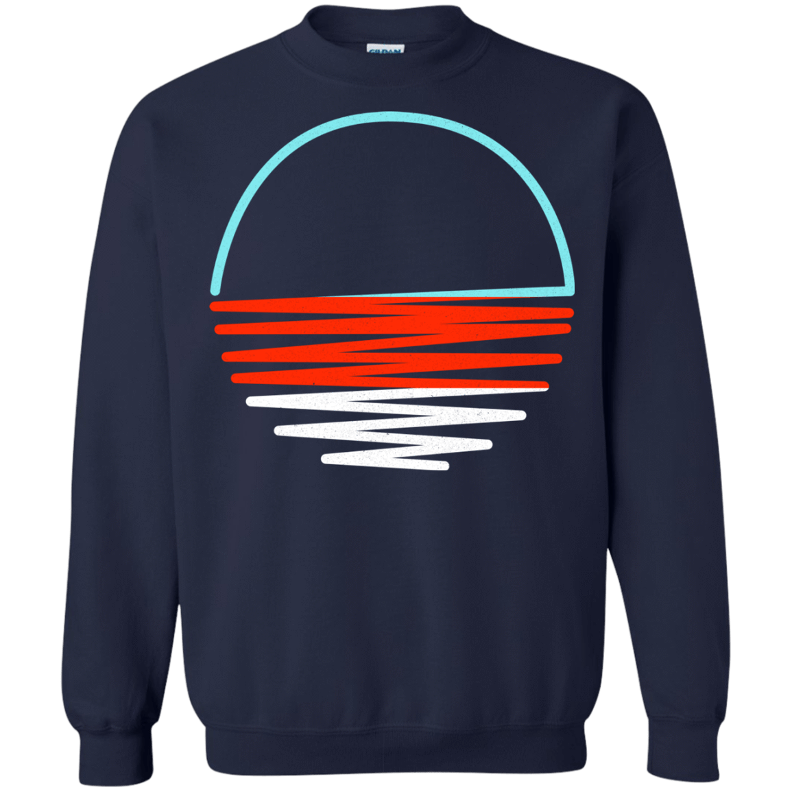 Sweatshirts Navy / S Sunset Shine Crewneck Sweatshirt