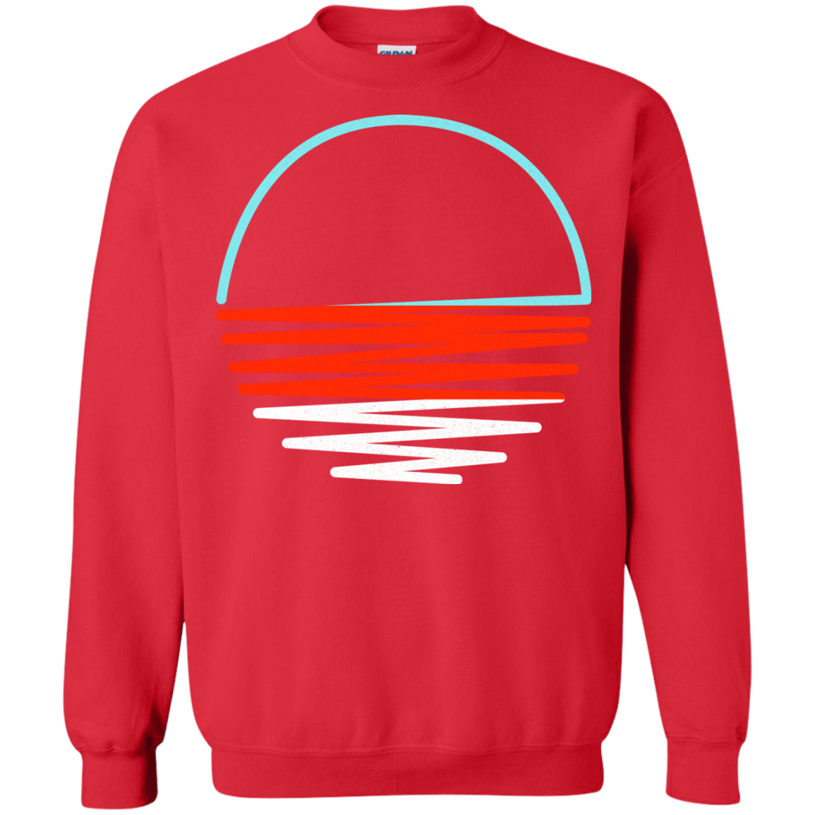 Sweatshirts Red / S Sunset Shine Crewneck Sweatshirt
