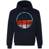 Sweatshirts Navy / S Sunset Shine Premium Fleece Hoodie
