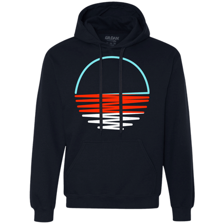 Sweatshirts Navy / S Sunset Shine Premium Fleece Hoodie