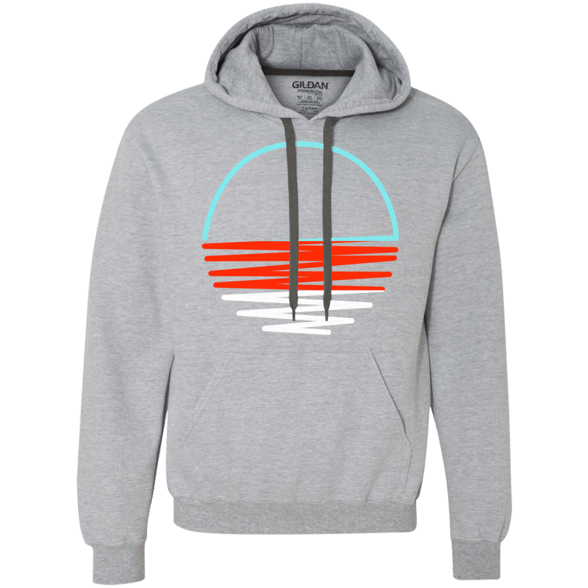 Sweatshirts Sport Grey / S Sunset Shine Premium Fleece Hoodie