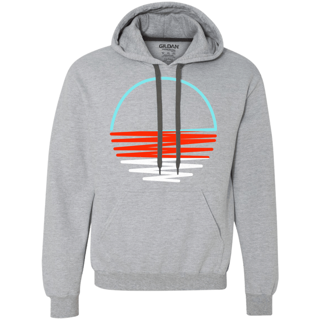 Sweatshirts Sport Grey / S Sunset Shine Premium Fleece Hoodie
