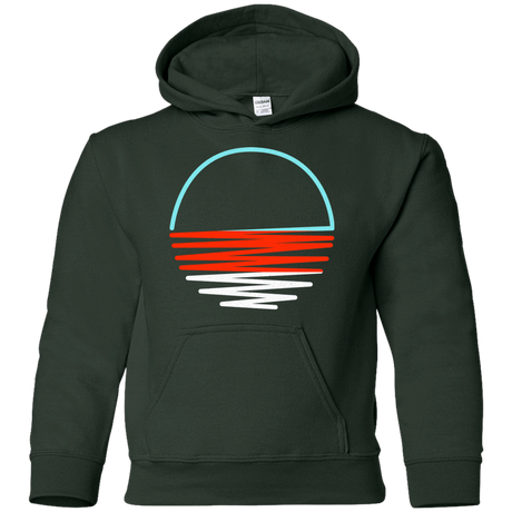 Sweatshirts Forest Green / YS Sunset Shine Youth Hoodie